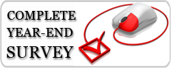 Button, Year-End Survey Button, Year-End Survey