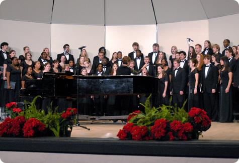 Choir performance in Byrnes