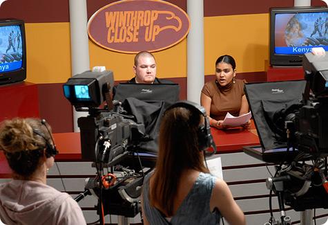 Filming Winthrop Close Up
