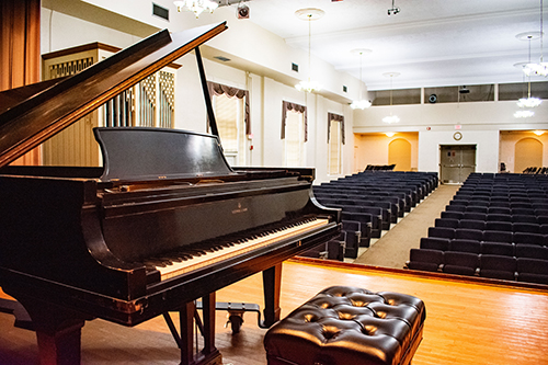 Barnes Recital Hall Stage