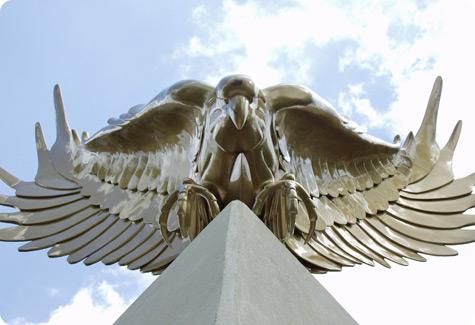 Winthrop Eagle Statue Close Up