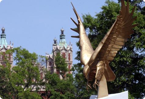 Winthrop Eagle Statue Close Up