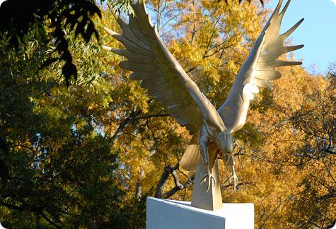 Winthrop Eagle Statue Close Up