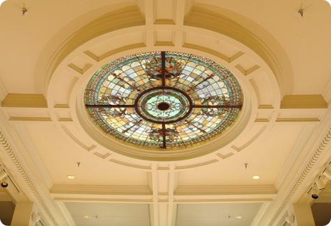 Stained and Leaded Glass Skylight