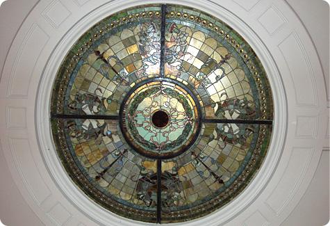 Stained and Leaded Glass Skylight