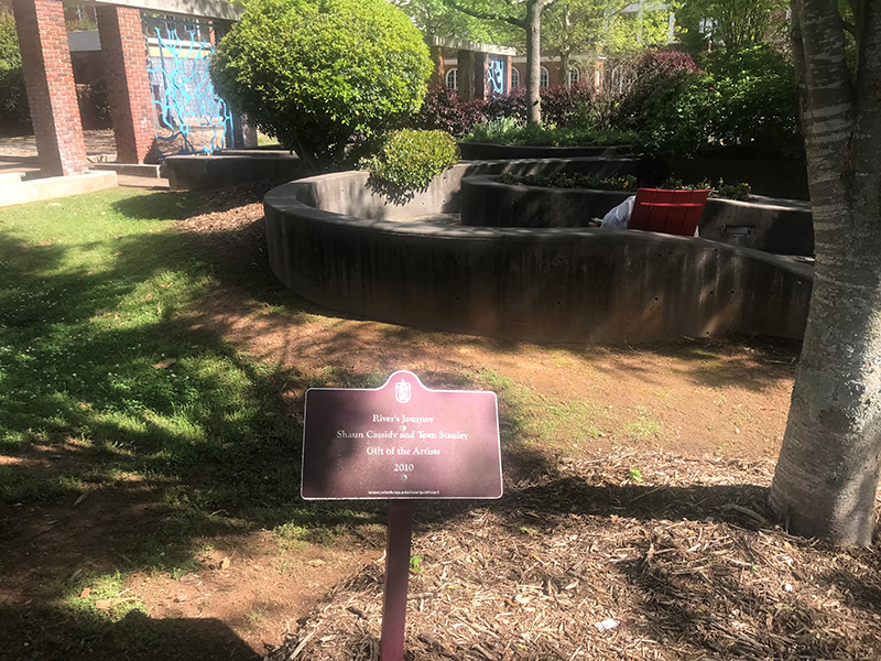 River's Journey in Hardin Family Garden