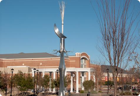 Winthrop Monolith in Hardin Family Garden