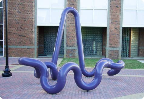 Purple Worm by Rebecca Jane Hooper
