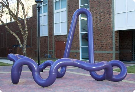 Purple Worm by Rebecca Jane Hooper