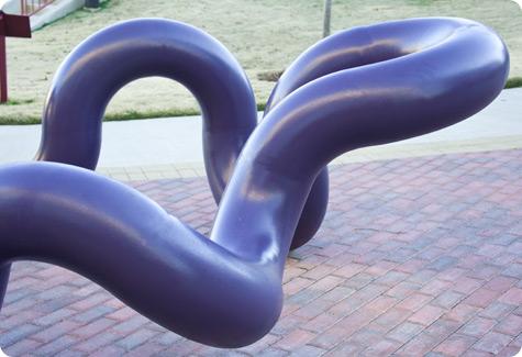 Purple Worm by Rebecca Jane Hooper