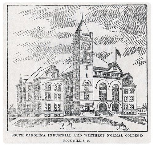 Historical Drawing of Tillman Hall