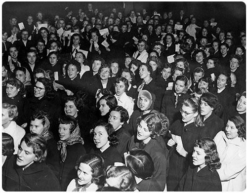 Historical Photo of Student Group