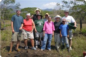 The first group from Winthrop University to travel to Nicaragua in 2007.