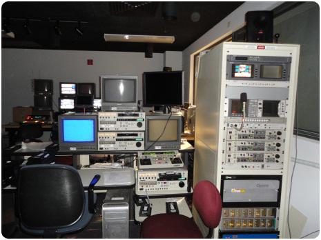 Studio control room.