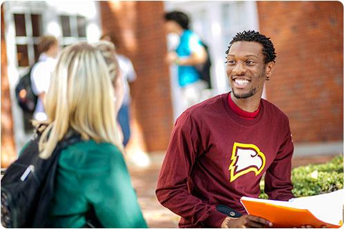 Smiling students