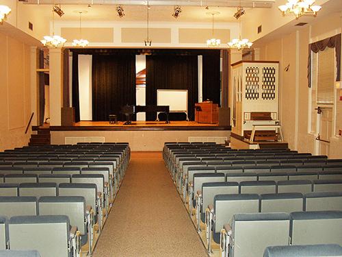 Frances May Barnes Recital Hall - Interior