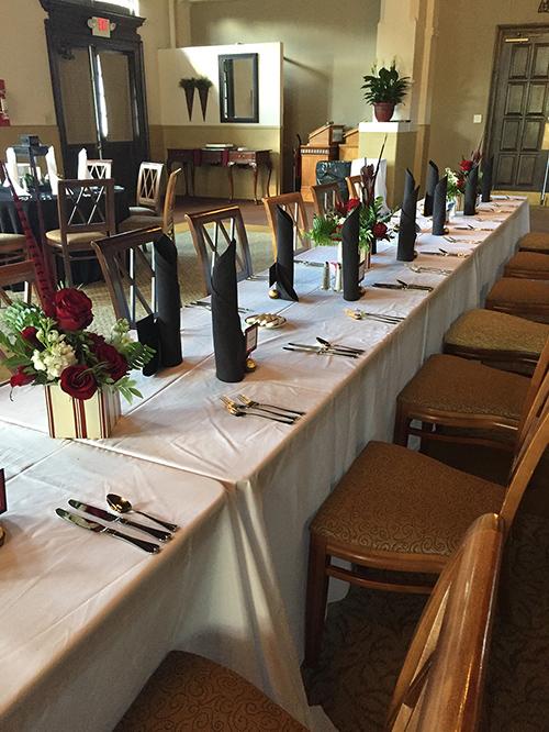 McBryde Hall - Vera Gruber Batten and Tuttle Dining Room - Wedding Reception Dinner