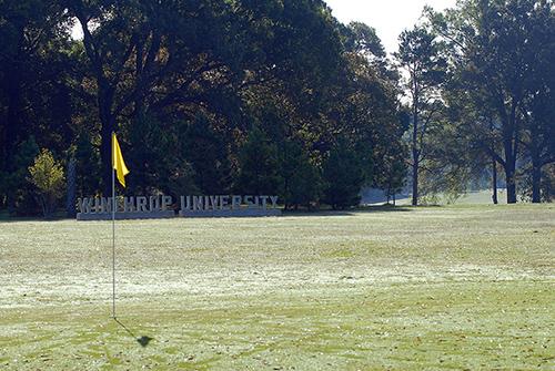 Athletics Golf Course Sign
