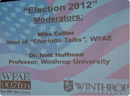 Moderator card for the WFAE Public Conversation