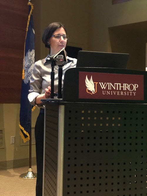 Kira Sanbonmatsu at Where We Stand Women in 2020 Election