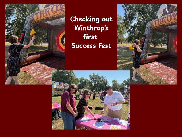 Taking aim at student success & engaging with the community!