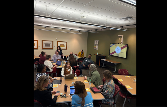 An engaged group focused on Alumni Survey results
