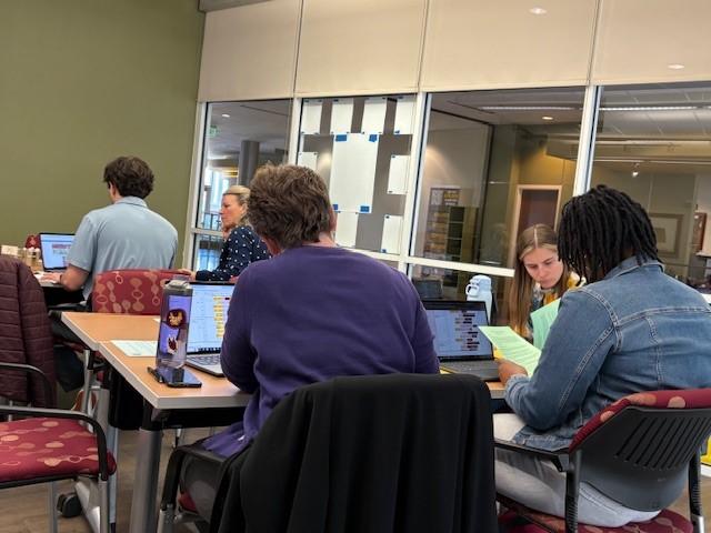 Our participants collaborating toward student success!
