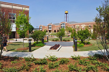 a photo of the Hardin Family Garden the first year it opened