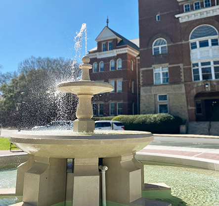 New Fountain is Officially Dedicated