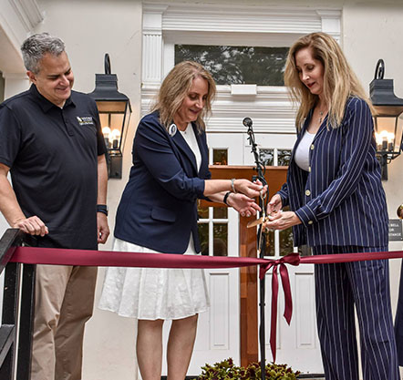 Stewart House ribbon cutting