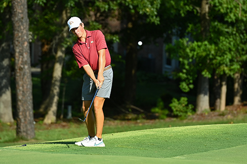 Men's Golf Action Shot