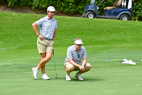 Men's Golf Action Shot