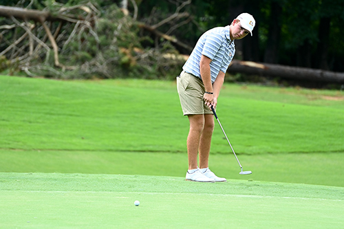 Men's Golf Action Shot