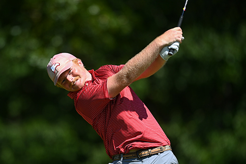 Men's Golf Action Shot