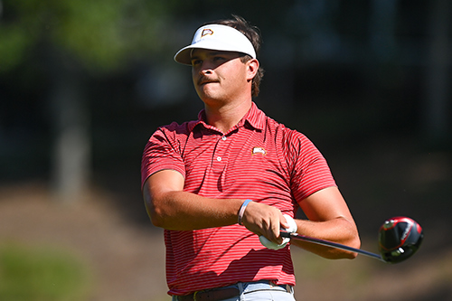 Men's Golf Action Shot