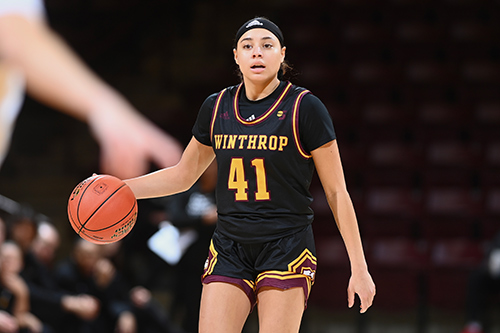 Women's Basketball Action Shot
