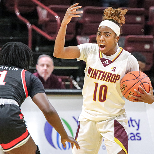 Women's Basketball Action Shot