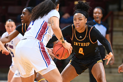 Women's Basketball Action Shot