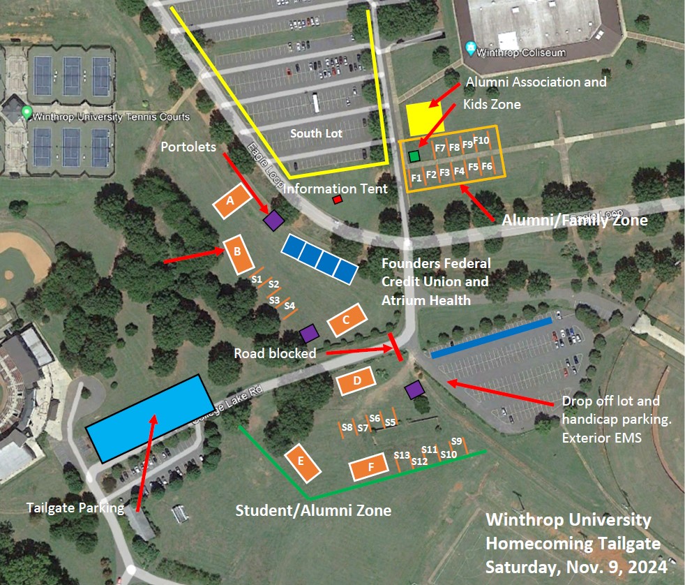 2024 Tailgate Map 2024 Tailgate Map