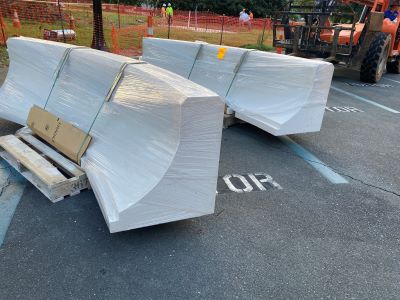 Fountain parts delivered