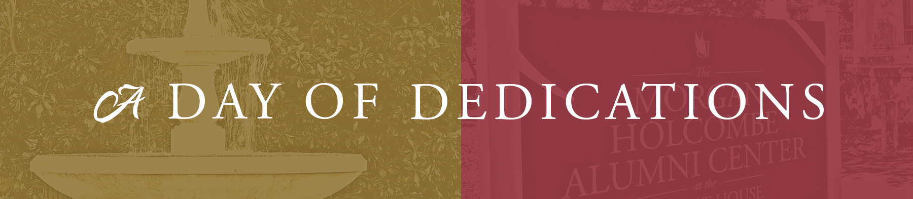 A Day of Dedications