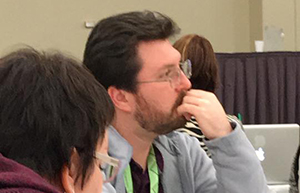Student at the NCTE Conference