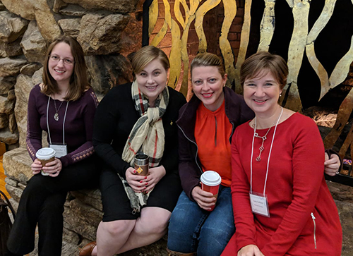 Faculty and students at the Victorians Institute Conference