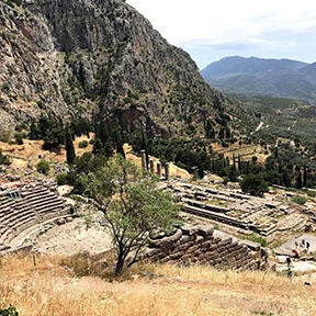 Temple of Apollo-Delphi Temple of Apollo-Delphi