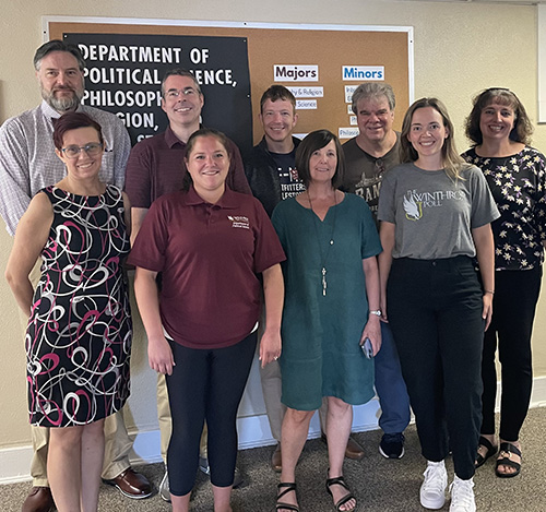 group photo of faculty