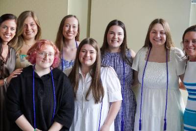 Middle Level Education Graduates celebrate at Convocation.