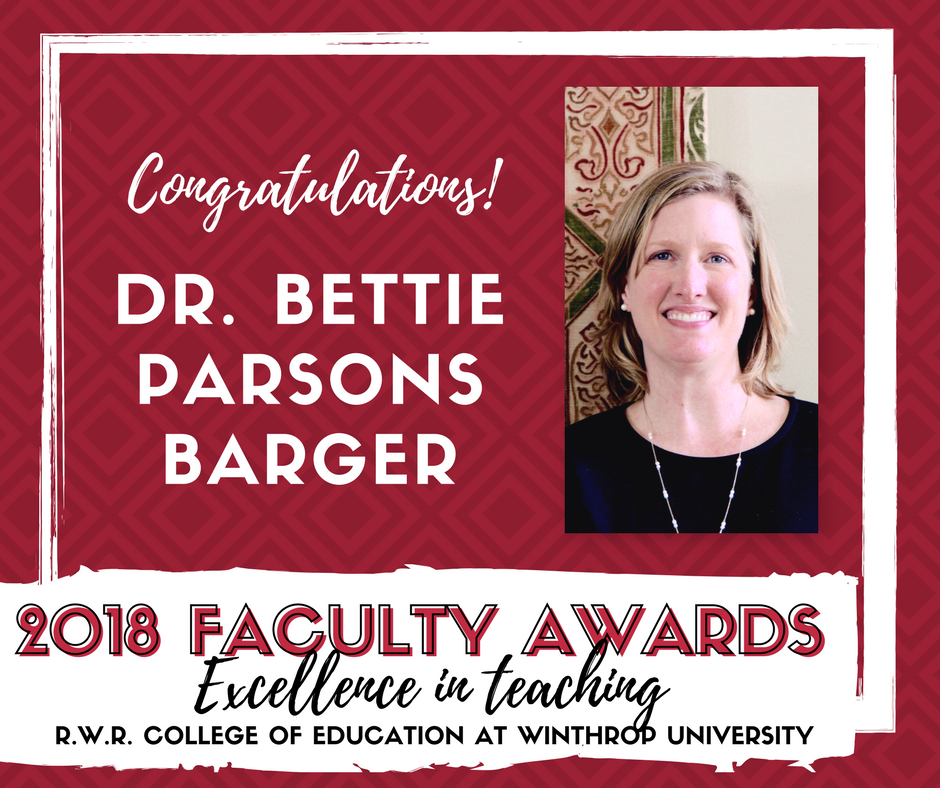 2018 Excellence in Teaching Award