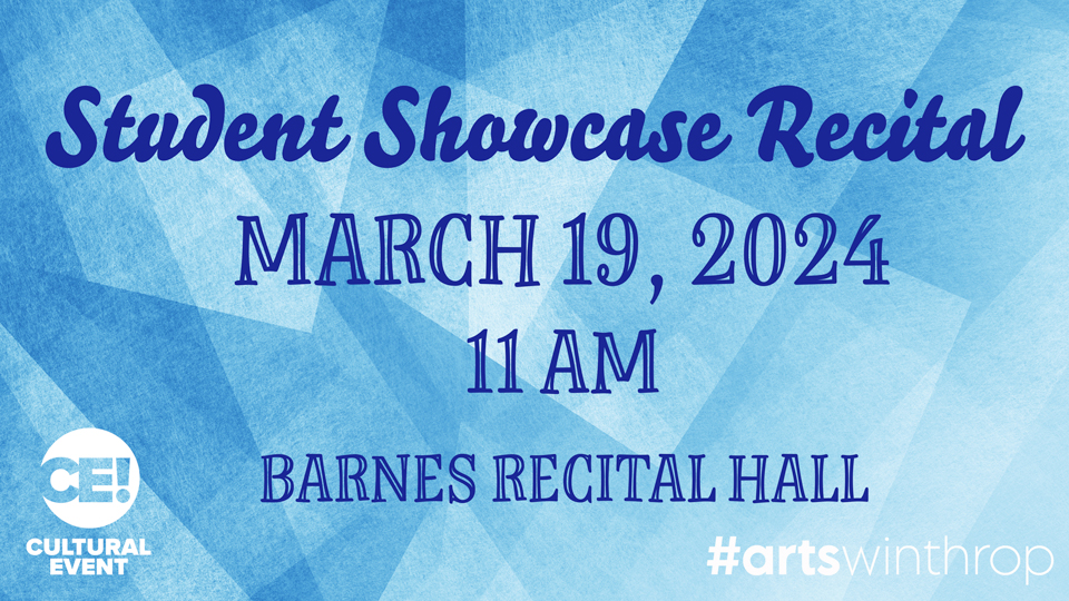Student Showcase Recital graphic