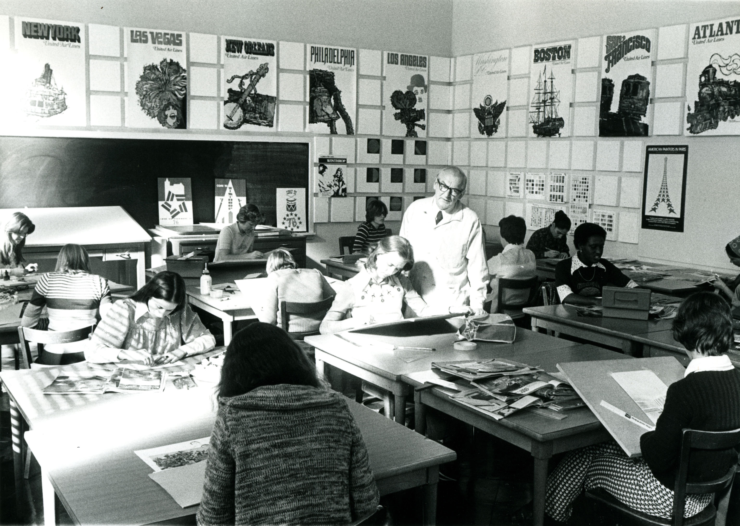 Art Class, Edmund Lewandowski, February 1976