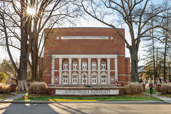Byrnes Auditorium Exterior Shot
